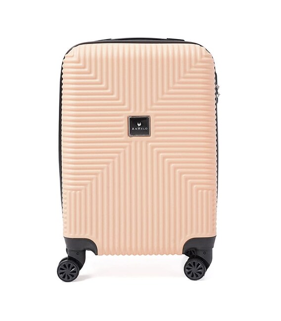 Валіза маленька 4 колеса Ricco Grande T1Bowtie21pudra-M картинка, зображення, фото