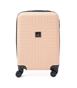 Чемодан маленький 4 колеса Ricco Grande T1Bowtie21pudra-M фото, картинка, изображение