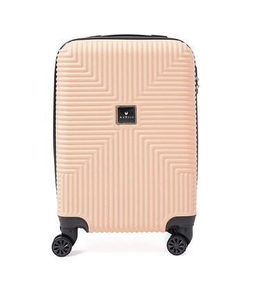 Валіза маленька 4 колеса Ricco Grande T1Bowtie21pudra-M картинка, зображення, фото