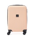 Чемодан маленький 4 колеса Ricco Grande T1Bowtie21pudra-M фото, картинка, изображение