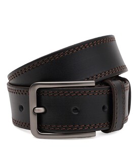 Мужской кожаный ремень Borsa Leather 115v1fx99-black фото, картинка, изображение