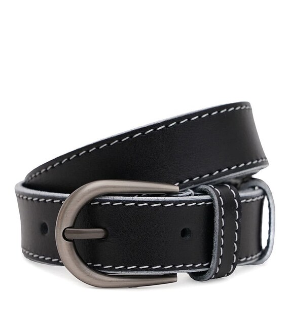 Жіночий шкіряний ремінь Borsa Leather 100v1genw101-black картинка, зображення, фото