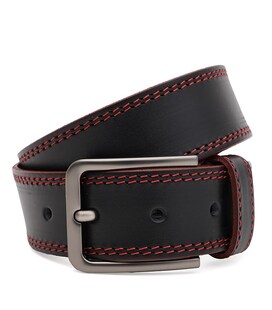 Чоловічий шкіряний ремінь Borsa Leather 115v1fx106-black картинка, зображення, фото