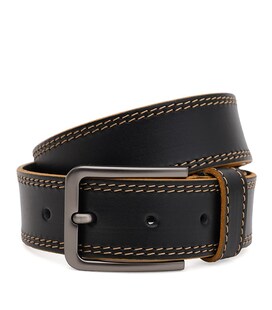 Чоловічий шкіряний ремінь Borsa Leather 115v1fx105-black картинка, зображення, фото