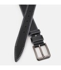 Чоловічий шкіряний ремінь Borsa Leather 115v1fx102-black картинка, зображення, фото