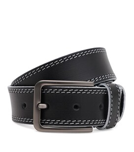 Чоловічий шкіряний ремінь Borsa Leather 125v1fx101-black картинка, зображення, фото