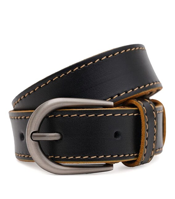 Жіночий шкіряний ремінь Borsa Leather 110v1genw102-black картинка, зображення, фото