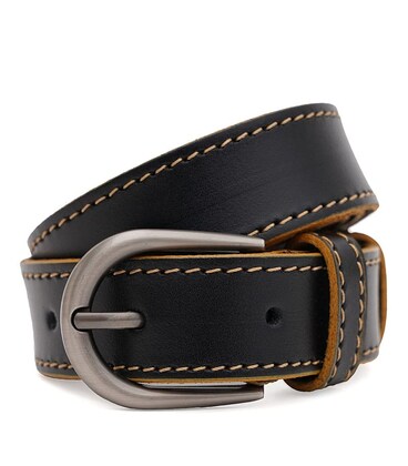 Жіночий шкіряний ремінь Borsa Leather 110v1genw102-black картинка, зображення, фото