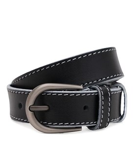 Жіночий шкіряний ремінь Borsa Leather 110v1genw101-black картинка, зображення, фото