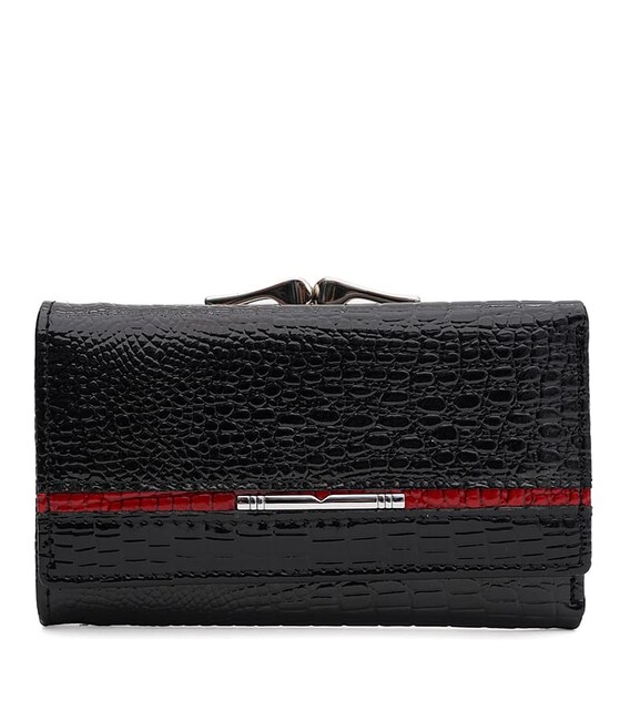 Женский кожаный кошелек Ricco Grande K1AE308bl-black фото, картинка, изображение