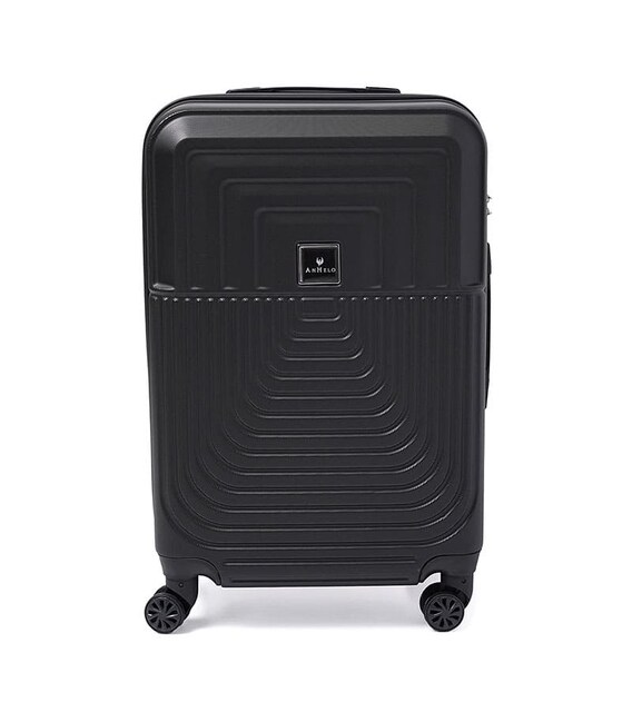 Чемодан средний 4 колеса Ricco Grande T1Marble20black-L фото, картинка, изображение