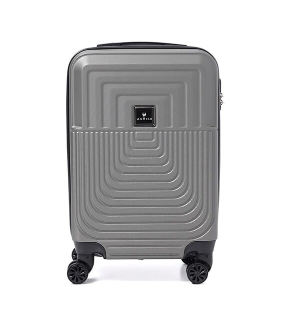 Чемодан маленький 4 колеса Ricco Grande T1Marble20gray-M фото, картинка, изображение