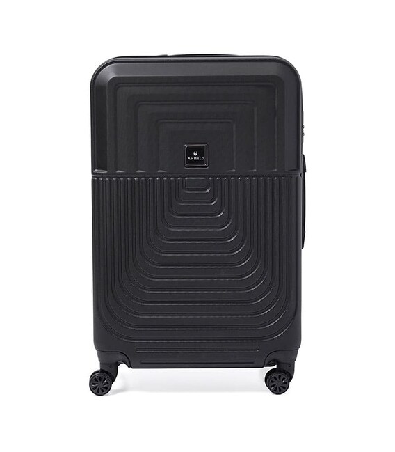 Чемодан большой 4 колеса Ricco Grande T1Marble20black-XL фото, картинка, изображение