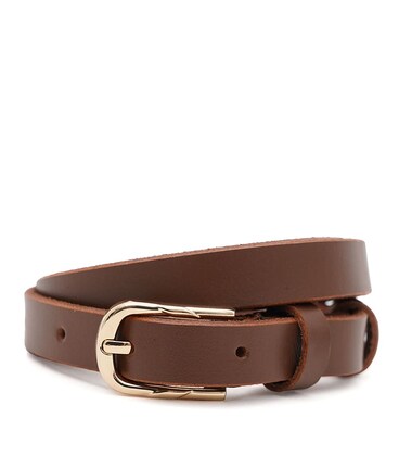 Жіночий шкіряний ремінь Borsa Leather 100v1genw66-l.brown картинка, зображення, фото