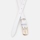 Женский кожаный ремень Borsa Leather 100v1genw65-white фото