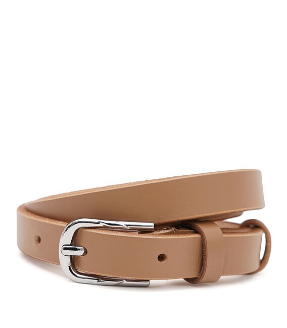 Жіночий шкіряний ремінь Borsa Leather 110v1genw63-caramel картинка, зображення, фото