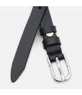 Жіночий шкіряний ремінь Borsa Leather 110v1genw59-black картинка, зображення, фото