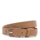 Женский кожаный ремень Borsa Leather 100v1genw72-caramel фото