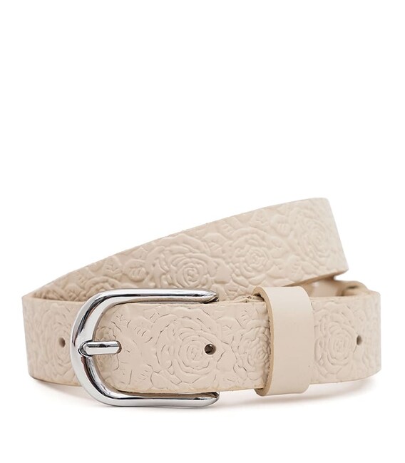 Женский кожаный ремень Borsa Leather 100v1genw89-h.beige фото, картинка, изображение