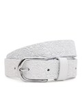 Жіночий шкіряний ремінь Borsa Leather 110v1genw87-white картинка, зображення, фото