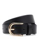 Женский кожаный ремень Borsa Leather 100v1genw85-black фото