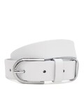 Жіночий шкіряний ремінь Borsa Leather 100v1genw81-white картинка, зображення, фото