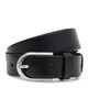Женский кожаный ремень Borsa Leather 110v1genw80-black фото