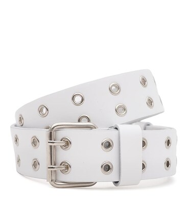 Женский кожаный ремень Borsa Leather 110v1genw97-white фото, картинка, изображение