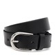 Женский кожаный ремень Borsa Leather 110v1genw95-black фото