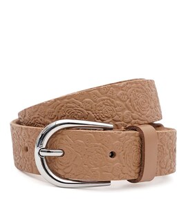 Женский кожаный ремень Borsa Leather 100v1genw94-caramel фото, картинка, изображение