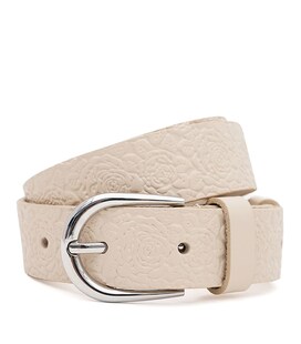 Жіночий шкіряний ремінь Borsa Leather 100v1genw93-h.beige картинка, зображення, фото