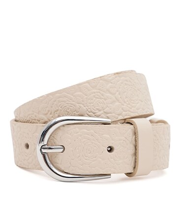 Жіночий шкіряний ремінь Borsa Leather 100v1genw93-h.beige картинка, зображення, фото