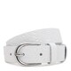 Жіночий шкіряний ремінь Borsa Leather 110v1genw91-white картинка, зображення, фото