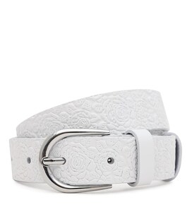 Женский кожаный ремень Borsa Leather 100v1genw91-white фото, картинка, изображение