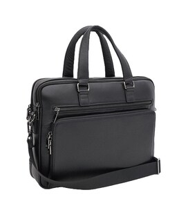 Чоловіча шкіряна сумка А4 Ricco Grande K17564-3bl-black картинка, зображення, фото