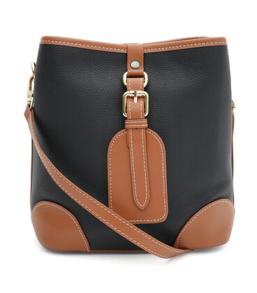 Жіноча шкіряна сумка Keizer K19085bl-black картинка, зображення, фото