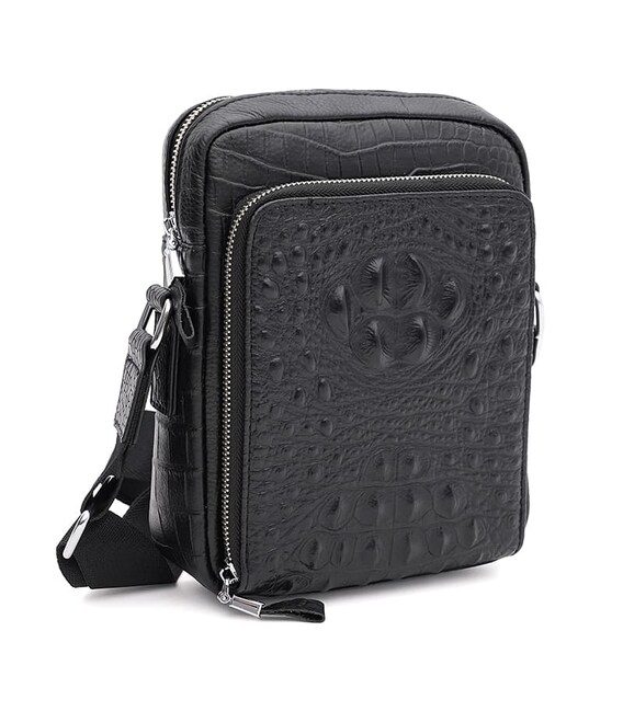 Мужская кожаная сумка Keizer K188510-38bl-black фото, картинка, изображение