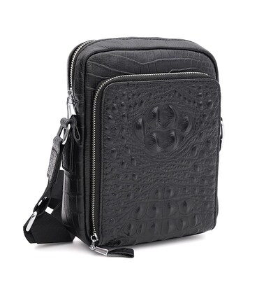 Мужская кожаная сумка Keizer K188510-38bl-black фото, картинка, изображение