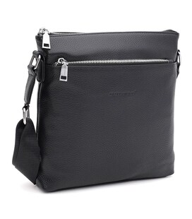 Чоловіча шкіряна сумка Keizer K166281bl-black картинка, зображення, фото