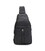 Сумка-слинг мужская кожаная Ricco Grande K16555bl-black фото, картинка, изображение