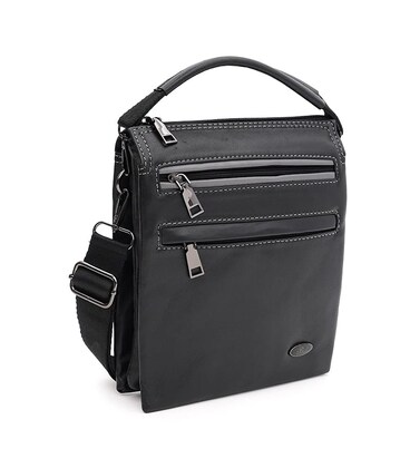 Чоловіча шкіряна сумка Ricco Grande T1tr0025gr-black картинка, зображення, фото