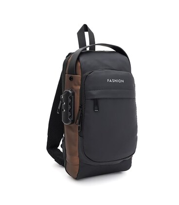 Сумка-слинг мужская Monsen C1BLH626bp-black фото, картинка, изображение