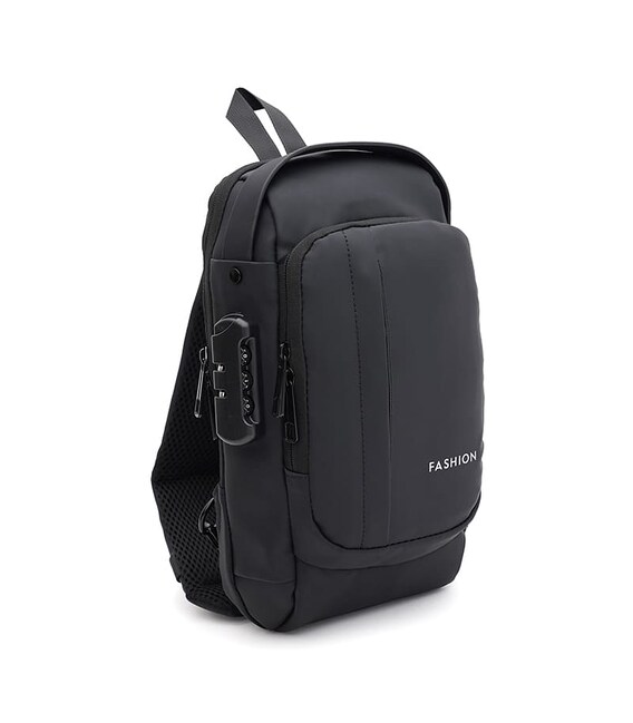 Сумка-слинг мужская Monsen C1BLH626bl-black фото, картинка, изображение