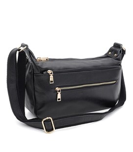 Жіноча шкіряна сумка Keizer K11199bl-black картинка, зображення, фото