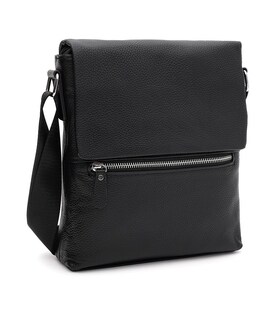 Чоловіча шкіряна сумка Keizer K13659bl-black картинка, зображення, фото