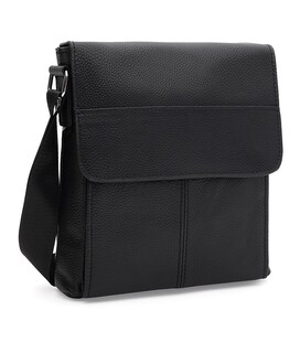 Чоловіча шкіряна сумка Keizer K13656bl-black картинка, зображення, фото