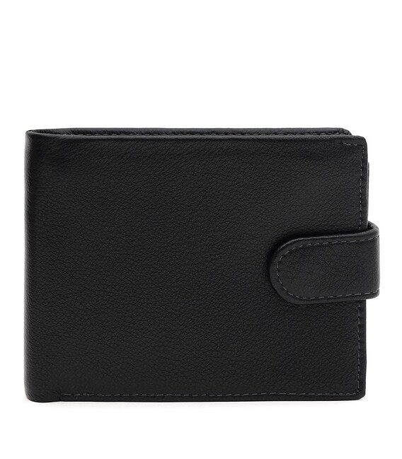 Кожаное портмоне Ricco Grande K1538bl-black фото, картинка, изображение