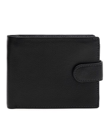 Кожаное портмоне Ricco Grande K1538bl-black фото, картинка, изображение