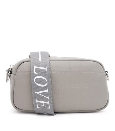 Сумка кросс-боди женская кожаная Keizer K1fb-59g1-grey фото, картинка, изображение