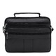 Мужская кожаная сумка Borsa Leather K1090bl-black фото
